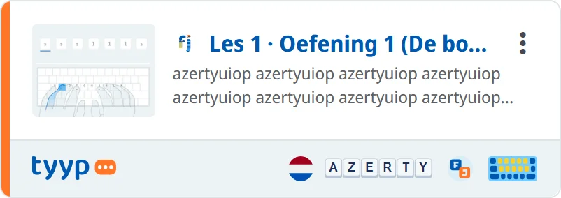 Een kaartje uit de bibliotheek met auteur en icoontjes